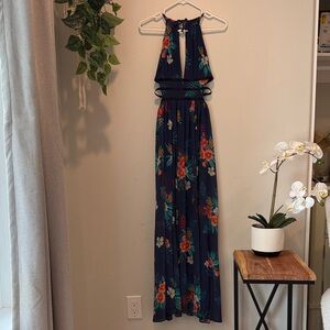 Elegant Floral Maxi Dress